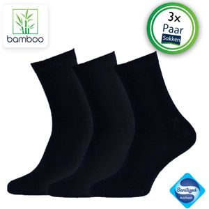 Bamboe sokken Navy (3 Paar) | Sokken heren sokken van bamboe | Maat 43-46 - Gratis verzending