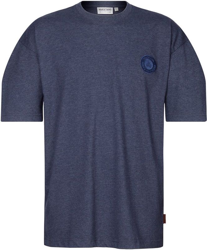 Naketano - Big Adonis - T-shirt - Indigo Blue Melange