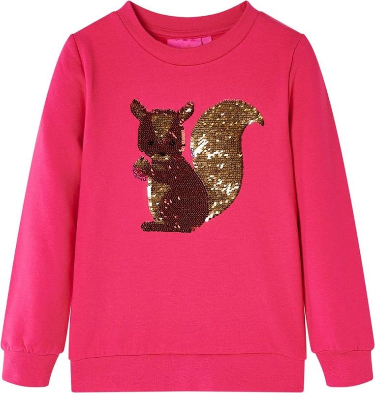 Kindertrui - Felroze - Katoen