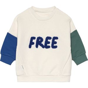 Lässig Kids Sweater GOTS Little Gang Free milky, 4-6 jaar, maat 110/116