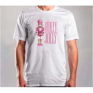 Holly Jolly cracke - T Shirt - MerryChristmas - ChristmasVibes - Funny - Sarcasm - VrolijkKerstfeest - Kerstmis - Grappig - Sarcasme