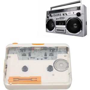 Draagbare USB-cassetteconverter - Cassettespeler met MP3-muziekbandspeler - Plug-and-play Oortelefoon voor IPod-pc