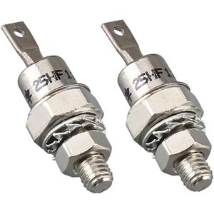 2 Pair 25HFR120/25HF120 Rectifier Diode Iron Base Forward Reverse Polarity Rectifier for Battery Charging and Converter 25A 1200V