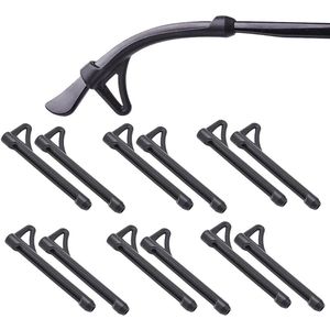 Brenzoos - Set van 6 paar siliconen hoesjes en oorkussens voor brilbeugels - Antislip en comfortabel - Verbeter de draagervaring van je bril met deze accessoires - Koptelefoon oorkussens