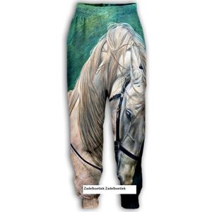 Joggingbroek paardenprint - paard - trainingsbroek - vrijetijdsbroek - maat XXL