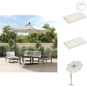 vidaXL Parasoldoek - Vervangend - Zweefparasols - Afmeting- 350 cm - Ken- Uv-beschermend - Parasol