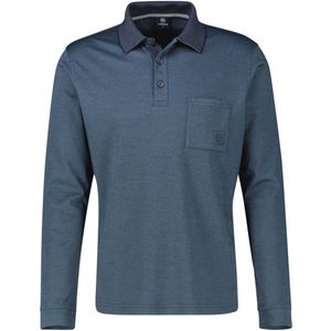 Lerros - Poloshirt - Gemêleerd - Lange Mouwen - Mannen