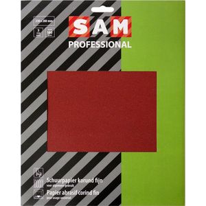 SAM professional schuurpapier droog korund fijn - 3 stuks