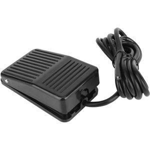 Voetschakelaar Momentane Antislipontwerp IP67 Waterdicht 10A 250VAC - Voetpedaalschakelaar Verstelbaar Mechanisch Geheugen - Lijnlengte 2 meter .