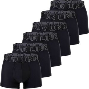 Under Armour Boxershorts UA PERFORMANCE TECH - SOLID Solid 3"" 6PK Set van 6