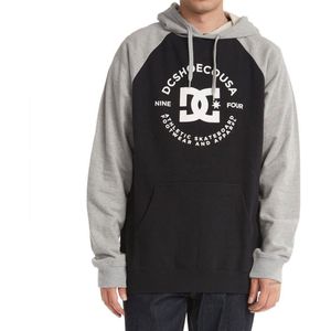 Dc shoes DC Star Pilot Raglan Capuchon Black / Grey Heather - S - Heren