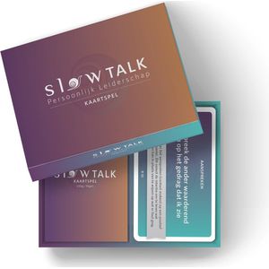 Slow Talk Kaartspel (Uitgebreide versie) - Find Your Growth | Coachkaarten | Gesprekskaarten | Communicatiekaarten | Coachingskaarten | Persoonlijke ontwikkeling | Zelfhulpkaarten | Relatiegeschenk