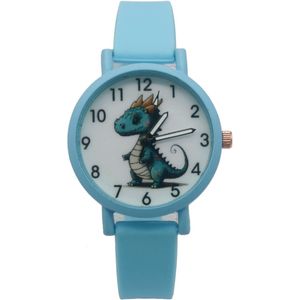 Horloge voor Kinderen - Draak - Kast 34 mm - Blauw