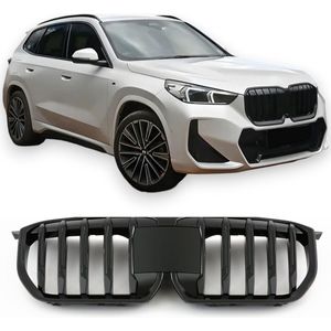 Sportieve Grille geschikt voor BMW X1 U11 glans zwart vanaf 2022
