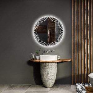 Spiegel Gliss Design Fantasia Rond LED Verlichting 120cm