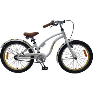 Volare Miracle Cruiser Kinderfiets - Meisjes - 20 inch - Wit - Prime Collection