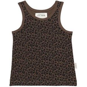 Little Indians Tanktop Leopard Junior Katoen Bruin Maat 58