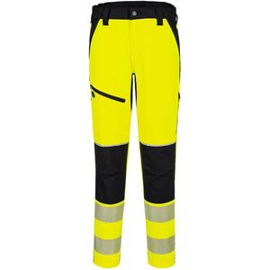 Portwest - PW3 Hi-Vis Stretchbroek T140 - Geel/Zwart