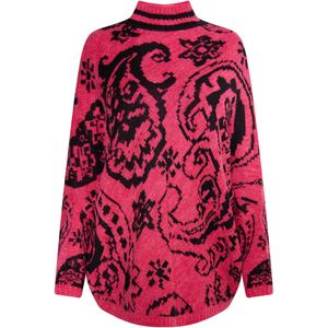 usha - Poncho-Pullover - Paisley - Relaxed-Fit
