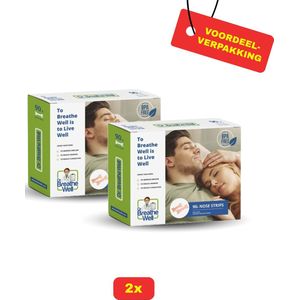 Dr Breathe Well Neusstrips - 2x90 stuks voordeelverpakking