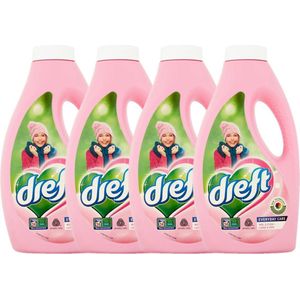 Dreft Wasmiddel vloeibaar Wol & Zijde 4 x 24WB (96 Wasbeurten)