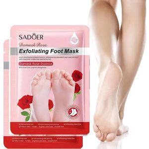 SADOER| Voetenmasker | Eelt Verwijderaar | Eeltsokken | Peeling Sokken | Peel off masker | Damask Rose Exfoliating Foot Mask – Voetenmasker | Eeltverwijderaar voor voeten | Exfoliërende Eeltsokken | Eeltsokken | Foot peel mask | Rozengeur