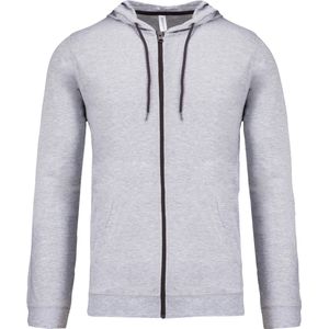 Kariban Hooded vestje van licht katoen K438 - Oxford Grey - M