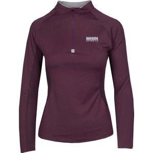 Mondoni Shirt Baselayer - Maat: S - Bordeaux - Polyester/elastan - Paardrijkleding