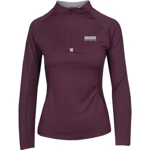 Mondoni Shirt Baselayer - Maat: XS - Bordeaux - Polyester/elastan - Paardrijkleding