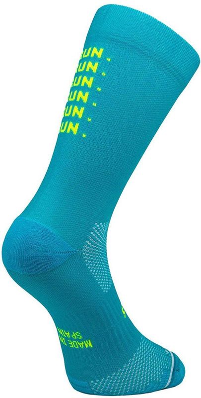 Sporcks - Just Run - Hardloopsokken - Blauw Groen - Verhoogde Ondersteuning