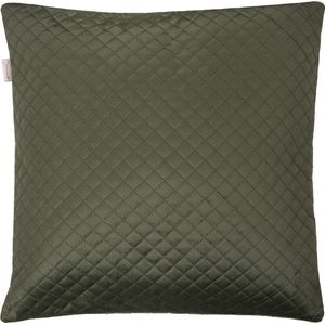 Yellow Victoria-pillowcase Sierkussen - 50x50cm - Inclusief binnenkussen - Groen