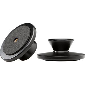 Zwart platenstabilisator - 1 stuk draaggewicht ondersteuning plaatgewicht HI-FI