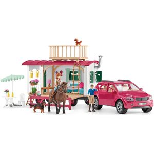 Schleich Horse Club Kamperen met de caravan 72205 Exclusief