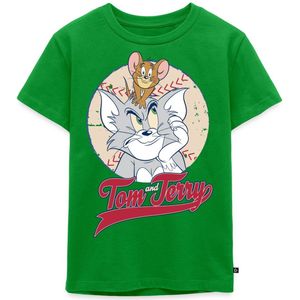 Tom En Jerry Baseball Premium T Shirt Kinderen