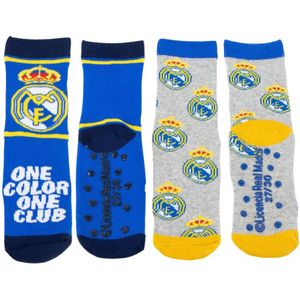 Antislip Sokken met Applicaties - Real Madrid