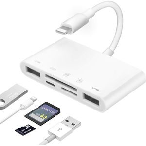 Multifunctionele SD Kaart Lezer - 5 in 1 Card Reader