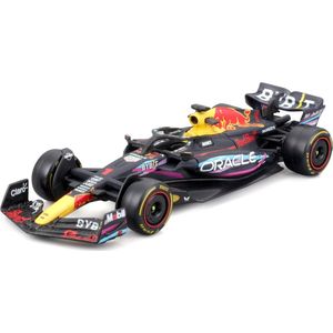 Bburago - Red Bull RB19 Miami - Max Verstappen - Winnaar van de Miami GP Formule 1 seizoen 2023 - schaal 1:43 (+/- 10cm)