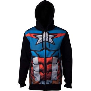 Avengers - Captain America Sublimated Hoodie - 2XL