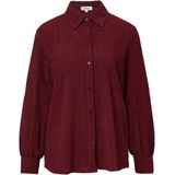 s.Oliver - Blouse - Karmijnrood - Klassieke Blouse - Lange Mouw