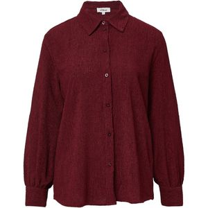 s.Oliver - Blouse - Karmijnrood - Klassieke Blouse - Lange Mouw
