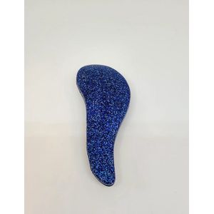 Jumada's - Haarverzorging Kapsalon - Anti-klit Borstel - Blauw Glitter - Haarborstel