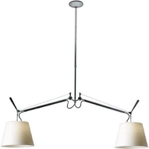 Artemide Tolomeo Due Bracci hanglamp Ø 32 cm perkament