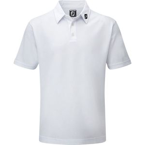 Footjoy Stretch Pique Solid Polo Junior Wit
