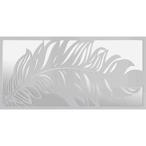 Spiegel LP1520 - Zilver frame - Groot spiegel - 120 x 60 cm