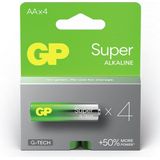 GP Super alkaline AA-batterijen 4PK