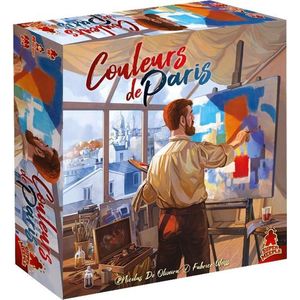 Super Meeple - Colors of Paris (EN/FR) -Behendigheidsspel - 2-4 Spelers - Geschikt vanaf 10 Jaar