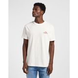 Lee - Regular Logo T-shirt - Wit - Korte Mouwen - Man
