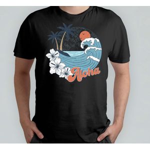 Aloha - T Shirt - VintageSummer - RetroSummer - SummerVibes - Nostalgic - VintageZomer - RetroZomer - NostalgischeZomer