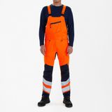 Engel Safety - 3544-314 - Amerikaanse Overall - Hi-vis Orange / Blue Ink