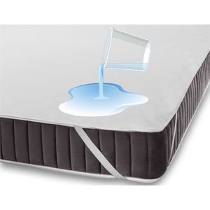 UNIFICATO - Waterdichte Matrasbeschermer 80x200 cm - Katoenen Oppervlak - 30 dagen Proefslapen - Ademend - Antibacteriëel - Incontinentie Matrashoes - Badstof Matrasbeschermhoes - Met 4 Elastieken Banden - Matrashoogte tot 30cm - Wit